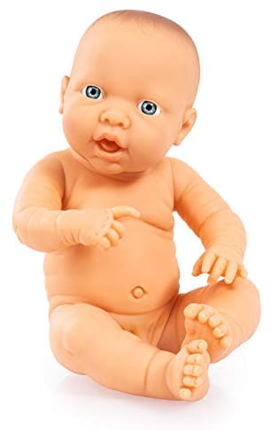 Bayer Design 94200AD Neugeborenen Baby Puppe Junge, lebensecht, realistisch, 42 cm