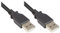 Wentronic USB AA 500 5m 5m USB A USB A Maschio Maschio Grigio cavo USB