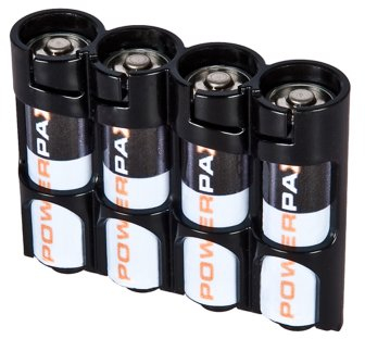 PowerPax 4 AA Battery Caddy - Tuxedo Black