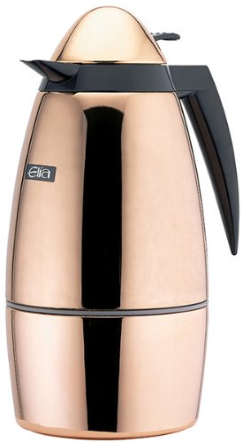 Elia CJN-1000C0 Vacuum Coffee Jug, Metal, 1 Liter, Copper