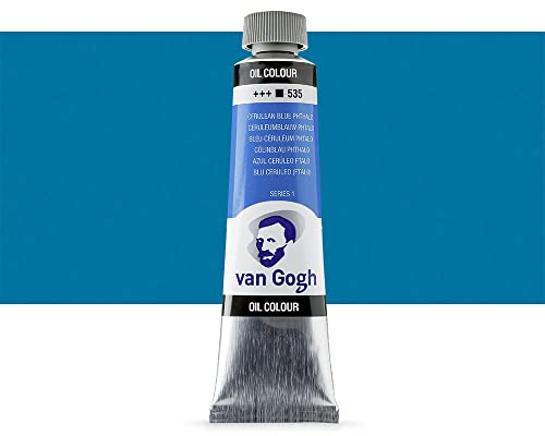 Talens Van Gogh Ölfarbe, 40 ml, Cölinblau (Phthalo) S1