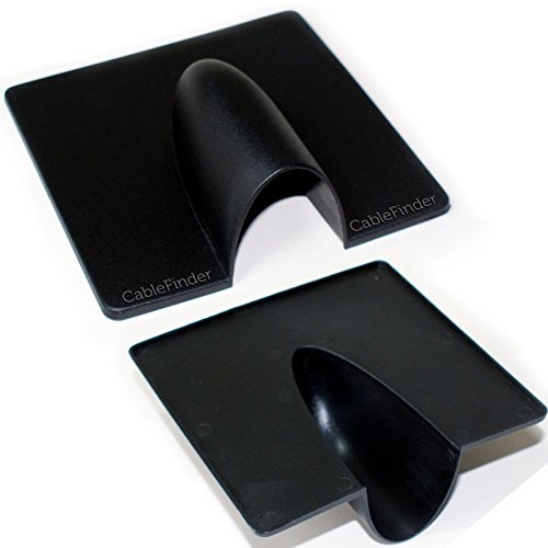 Qty 800 – Black External Brick Buster Plate - Cable Outdoor Wall Entry Burst Tidy Cover - Satellite/Coaxial/Sat/Coax Blast - Loops