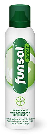 Funsol® Spray desodorante antitranspirante para pies - 150 ml
