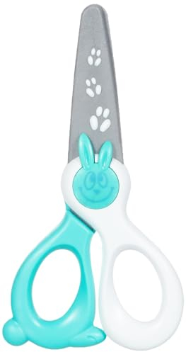 Maped Bastelschere Kinder Schere KidiCut, rund, Länge 120 mm, abgerundet Hase