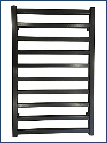 Designbadheizkörper GLORYA 800 x 500 mm. Schwarz Badheizkörper Handtuchtrockner