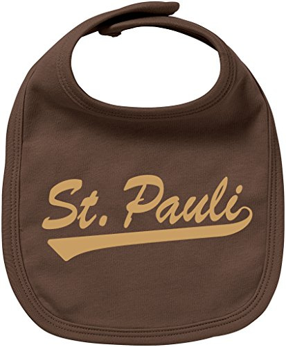 Racker-n-Roll ST. PAULI Creme print baby Bib Babylatz