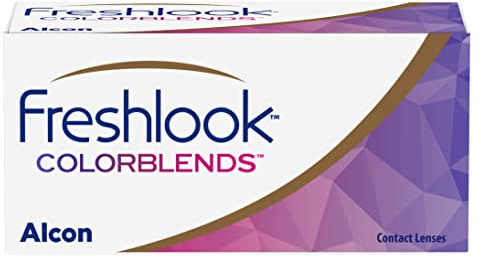 FreshLook Colorblends Green Monatslinsen weich, 2 Stück, BC 8.6 mm, DIA 14.5 mm, -0.5 Dioptrien