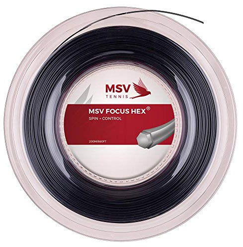 MSV Saitenrolle Focus-HEX, Schwarz, 1.18mm, 0355000126800005