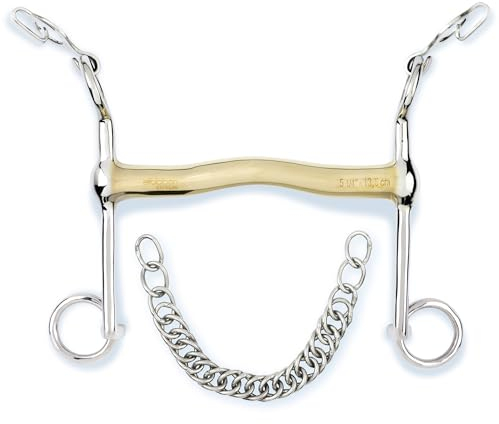 Stübben 2290 Dressurkandare - 12,5 cm - 16 mm - Sweet Copper