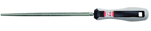 Bellota 40044EMB lima mecanico redonda mango bimaterial 4 entrefina, Standard, 100 mm