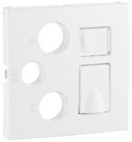 Efapel logus 90 - Tapa toma multiple r-tv-sat-rj45/fo logus blanco