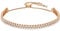 Swarovski Matrix Armband, Weiss, Roségold-Legierungsschicht