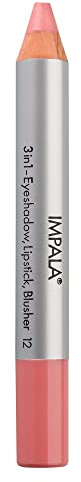 Impala 3-in-1 Jumbo Stift | Lidschatten, Lippenstift und Rouge | Geschmeidige Textur und Lange Lebensdauer | Intensive Farben | Farbe 12 Lachs