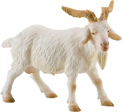 Bullyland 62317 - Spielfigur Ziegenbock, ca. 9,6 cm große Tierfigur, detailgetreu, PVC-frei, ideal als kleines Geschenk für Kinder ab 3 Jahren