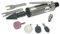 Mecafer 150153 MD06 Meuleuse droite pince ø 6 + Jeu de 5 meules