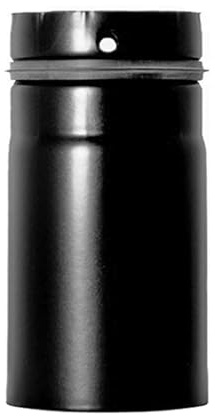 raik Pelletrohr/Ofenrohr 100-250mm, Schwarz, Edelstahlbristeln, Metallgriff, Hochtemperaturbeständig, Pelletkamine, Pelletöfen