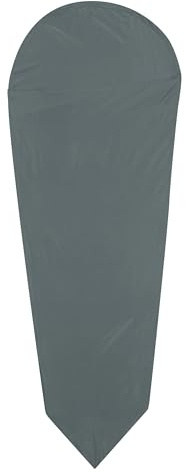 Mountain Warehouse Mikrofaserfutter für Mumienschlafsäcke - Leicht zu transportieren, hygienisches Schlafsackfutter, Bequeme Bettdecke - Ideal für Camping im Freien Hellgrau Einheitsgröße