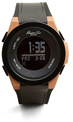 Kenneth Cole Men's Quartz Watch with Rubber Strap 10022939
