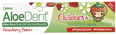 Aloe Dent Zahnpasta für Kinder fluoridfreie Erdbeergeschmack 50ml