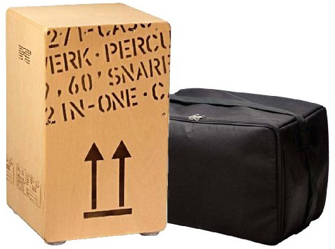 Schlagwerk 2inOne CP 404 Cajon large Holz Trommel Set inklusive Tasche !