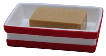 Seifenschale Rot Porzellan Batex Pur soft