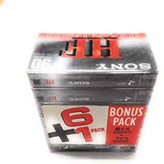 Sony HF High Fidelity 7 Pack 90 Minuten Normal Bias Audio Kassetten