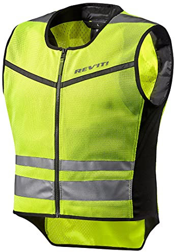 REV'IT! ATHOS AIR 2 Motorrad Sicherheitsweste/Warnweste - neon gelb Größe L