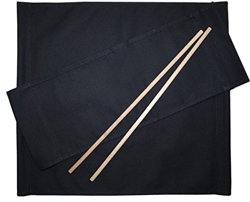 Ersatzteile für 2 Regisseur-Stühle, 2er-Set schwarz