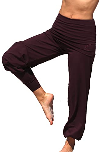 ESPARTO Yogahose Sooraj - das Original in Bio-Baumwolle Aubergine M