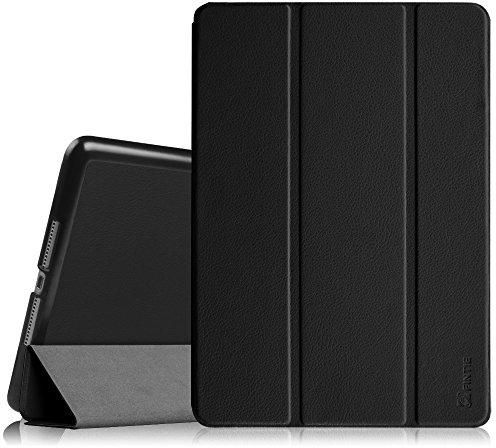 Fintie Hülle für iPad Air 2 (2014 Modell) - Ultradünn Superleicht Smart Schutzhülle Case mit Standfunktion und Auto Schlaf/Wach Funktion, Schwarz
