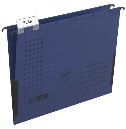 5 ELBA Hängetaschen chic ULTIMATE / dunkelblau / DIN A4 / 240 g/m²