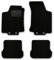 Bär-AfC Auto Fußmatten Classic passend für VW Golf 4 Cabrio 1998-2002, Autoteppiche Nadelvlies Schwarz, Rand Kettelung Schwarz, Textiler Trittschutz, Set 4-teilig, VW04142