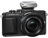 OM SYSTEM OLYMPUS E-PL7 16MP Mirrorless Digital Camera with 3-Inch LCD with 14-42mm EZ Lens (Black)