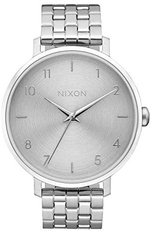 Nixon Damen Analog Quarz Uhr mit Edelstahl Armband A10901920-00