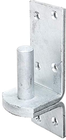 Alberts 311308 Gond sur platine | dans les modèles avec crochet DI ou DII | galvanisé à chaud | cote axe Ø20 mm | platine 167 x 60 mm