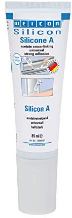 WEICON Silicon A 85 ml transparent | dauerelastisches Silikon