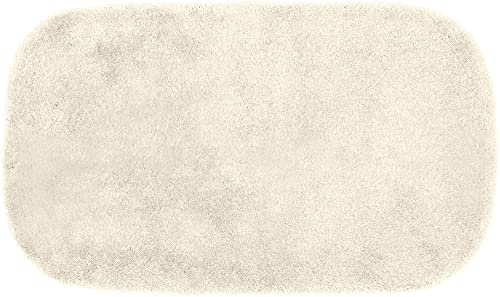 Erwin Müller Badematte, Badteppich Kefalonia rutschhemmend Creme Größe 60x100 cm - für Fußbodenheizung geeignet, dichter, Flauschiger Floor (weitere Farben, Größen)