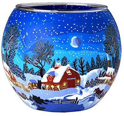 Kerzenfarm 21821 Leuchtgläser, Glas, bunt, 11.0 x 11.0 x 9.0 cm