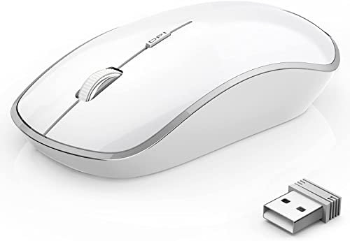 J Joyaccess Souris sans fil silencieuse avec nano récepteur USB
