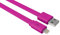 Kit FRESH MFI Ladekabel / Datenkabel / Sync-Kabel mit Lightning Anschluss und LED Statusanzeige für Apple iPhone, iPad und iPod - Pink