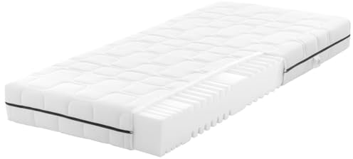 RAVENSBERGER Comfortmatratze Ravo-PUR - Härtegrad H2, mittel - 90 x 200 cm, Höhe 19 cm - ergonomische 7-Zonen Matratze mit RAVOTEX Funktions-Bezug, allergikerfreundlich