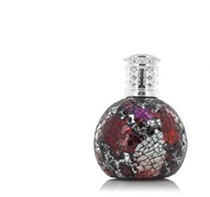 Duftlampe 'Vampiress' rund rot/silber mosaik 11cm