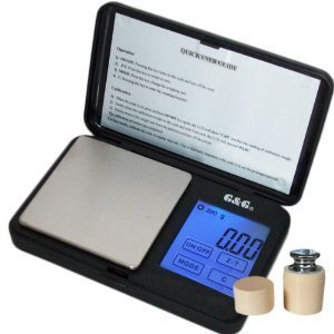 G&G TS 500g x 0.01g inkl. Kalibriergewicht Feinwaage Taschenwaage Digitalwaage Münzwaage Goldwaage Scale (Schwarz, 500g x 0.01g inkl. Kalibriergewicht)