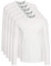 Lower East Men's LE133 Long-Sleeved Shirt, White, 3XL (Pack of 5)