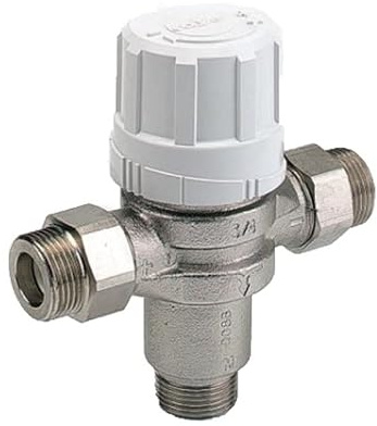 Comap France 605006 Comap Thermostatregler M 3/4, Silber