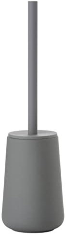 Zone Denmark Nova One Toilettenbürste, Klobürste aus Keramik, WC Bürste mit Bürstenhalter, Soft-Touch-Beschichtung, Durchm. 10,3 cm, Höhe 37 cm, Grau