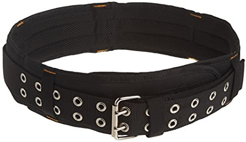 Custom Leathercraft CLC 5623 Padded Comfort Belt, 3 Inch Wide,Black