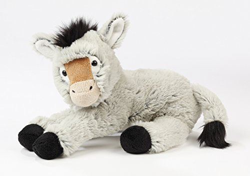 Esel grau-meliert-weiß 24 cm