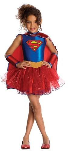 Déguisement Supergirl - Paillettes Fille - 5 à 7 Ans