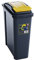 25L Litre Plastic Indoor Recycle Recycling Waste Bin with Lid for in the Home / Kitchen - Made in the UK - Choice of Colours Blue